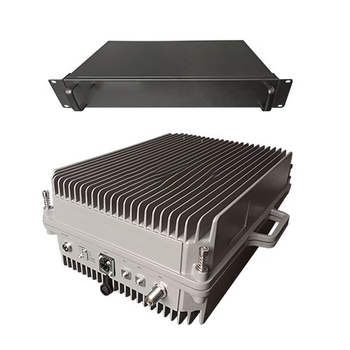  缙云350M PDT消防集群警用数字光纤直放站近远端机